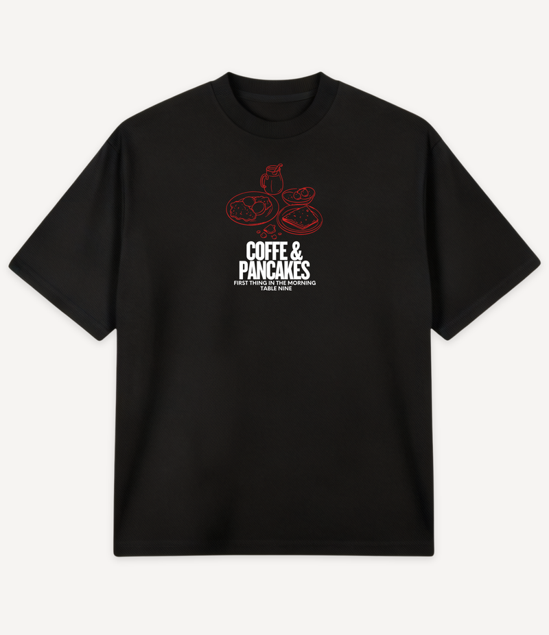 COFFEE & PANCAKES OVERSIZED T-SHIRT