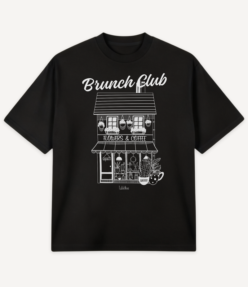 BRUNCH CLUB HOUSE OVERSIZED T-SHIRT