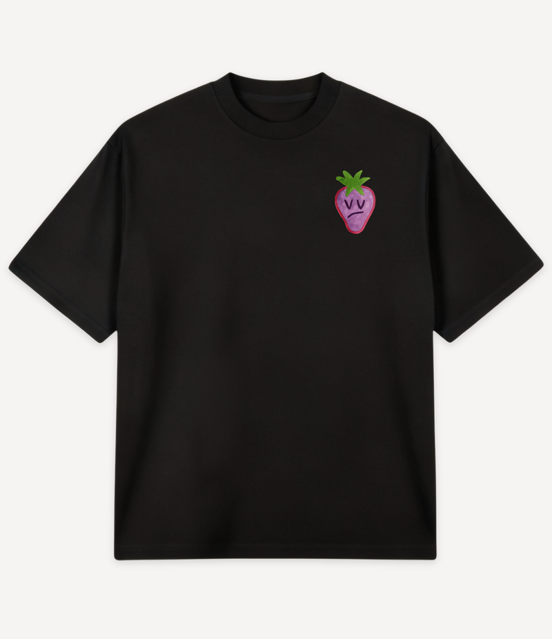 PINK STRAWBERRY OVERSIZED T-SHIRT