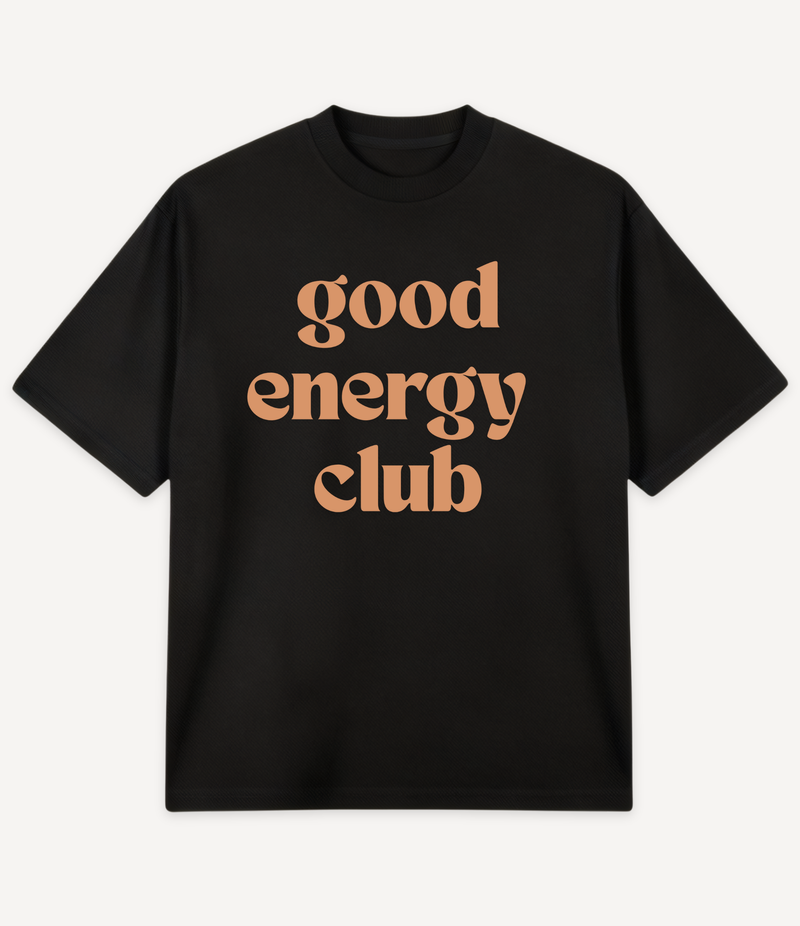 GOOD ENERGY CLUB OVERSIZED T-SHIRT
