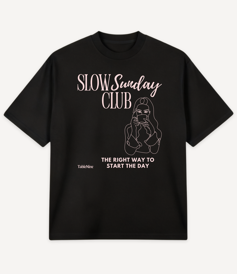 SLOW SUNDAY OVERSIZED T-SHIRT