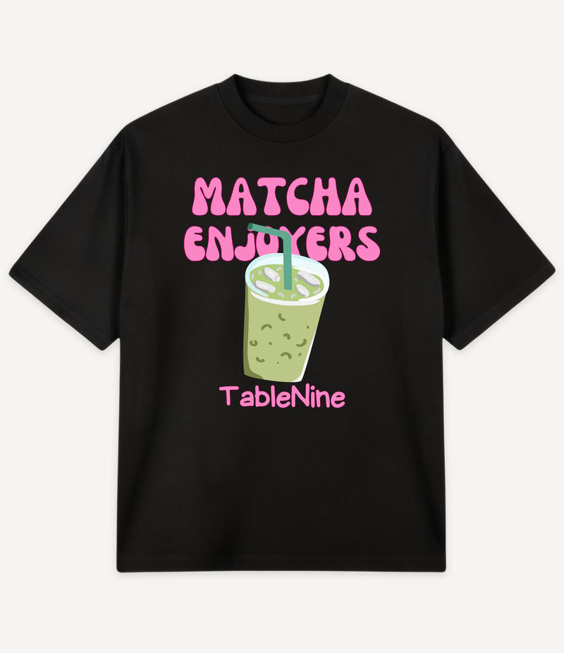 MATCHA ENJOYERS OVERSIZED T-SHIRT