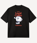 DRINK LOCAL COFFEE STANDING OVERSIZED T-SHIRT - Image 2
