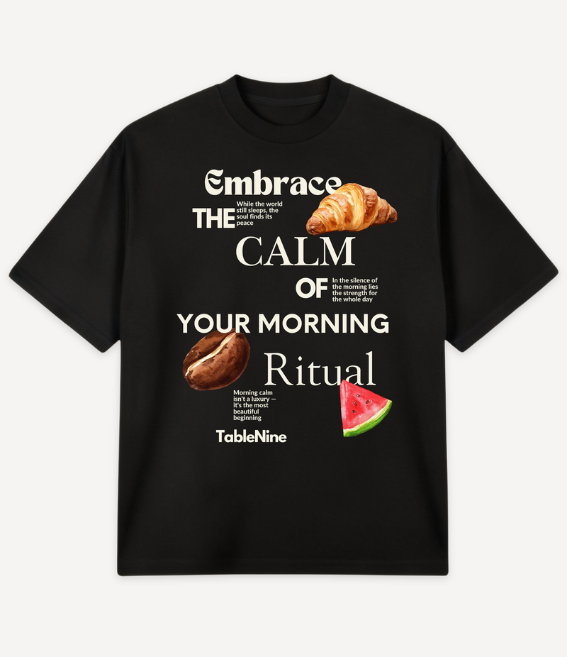 MORNING RITUAL OVERSIZED T-SHIRT
