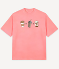 3 COFFEE CUPS OVERSIZED T-SHIRT - Image 4