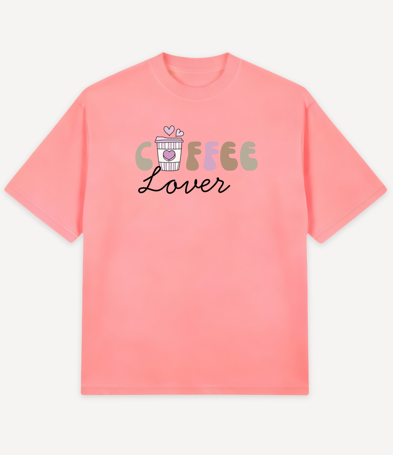 COFFEE LOVER OVERSIZED T-SHIRT