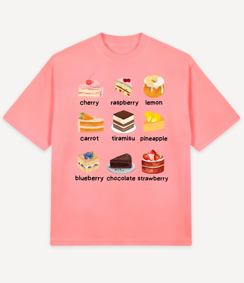 DESSERT LOVER'S OVERSIZED T-SHIRT