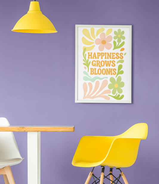 HAPPINESS GROWS BLOOMS