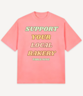 SUPPORT YOUR LOCAL BAKERY OVERSIZED T-SHIRT - Image 4