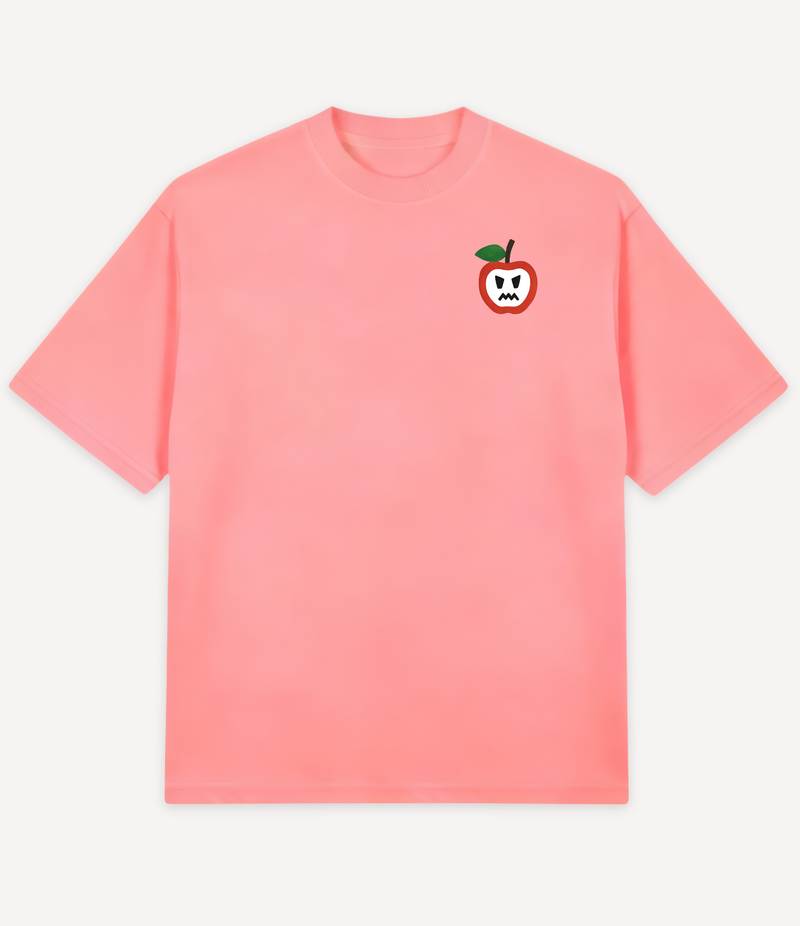 MAD APPLE OUTLINE OVERSIZED T-SHIRT