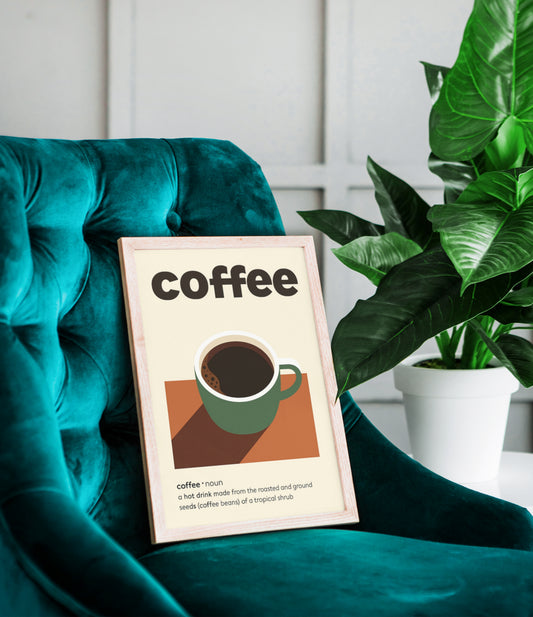 COFFEE DICTIONARY POSTER