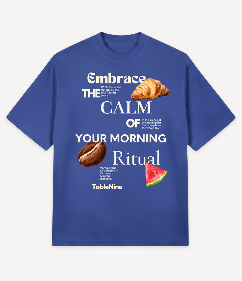 MORNING RITUAL OVERSIZED T-SHIRT