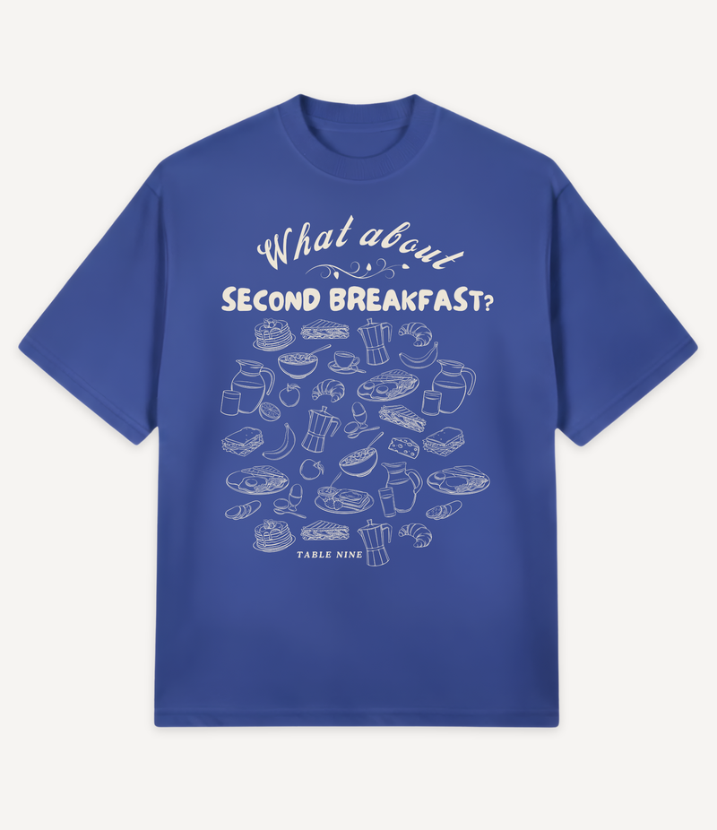 SECOND BREAKFAST OVERSIZED T-SHIRT