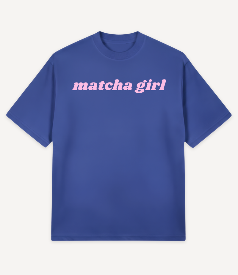 MATCHA GIRL OVERSIZED T-SHIRT