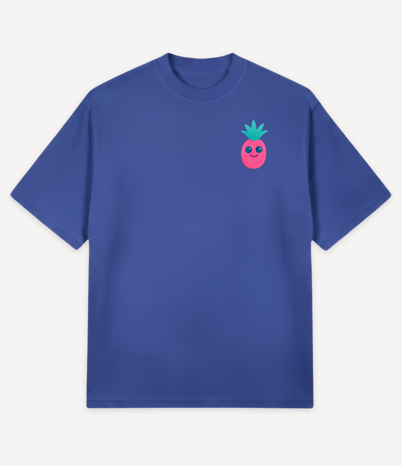 PINK PINEAPPLE OVERSIZED T-SHIRT