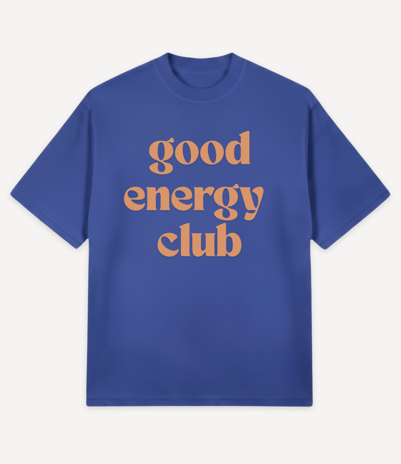GOOD ENERGY CLUB OVERSIZED T-SHIRT