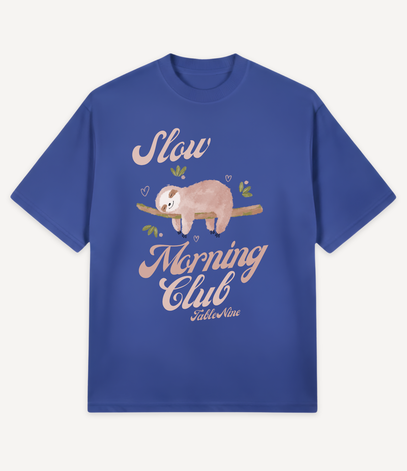 SLEEPING SLOTH OVERSIZED T-SHIRT