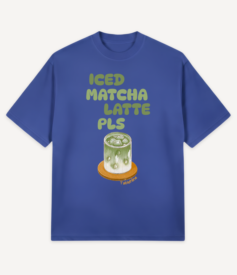 ICED MATCHA LATTE OVERSIZED T-SHIRT