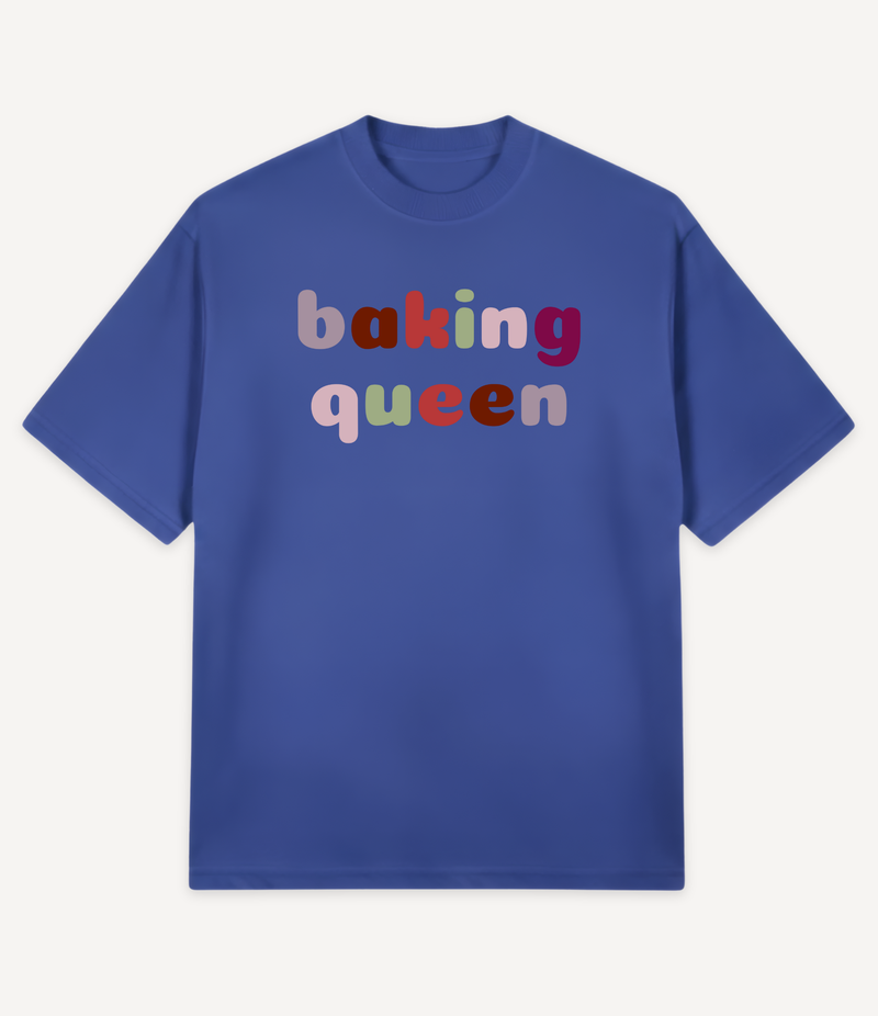 BAKING QUEEN OVERSIZED T-SHIRT