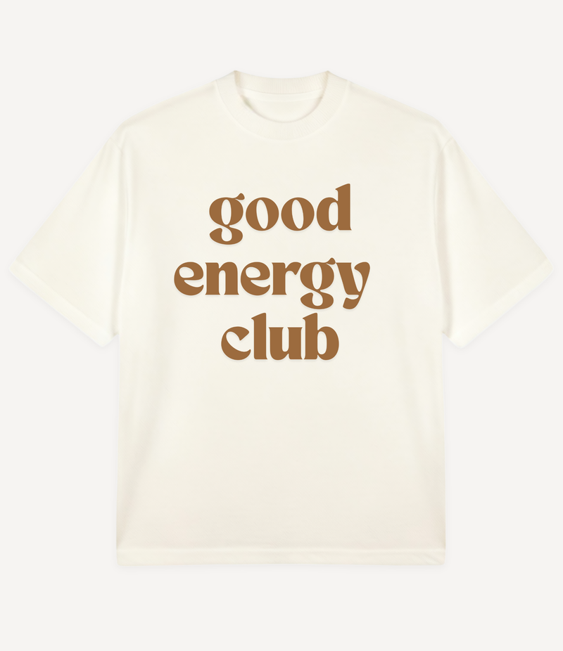 GOOD ENERGY CLUB OVERSIZED T-SHIRT