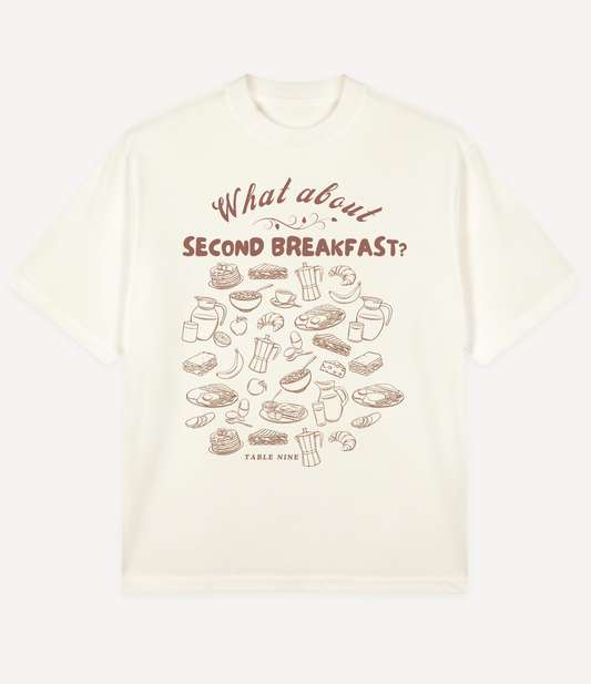 SECOND BREAKFAST OVERSIZED T-SHIRT