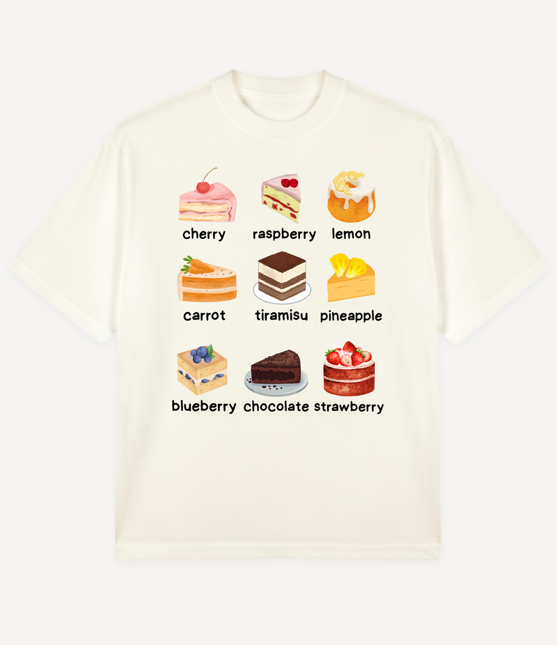 DESSERT LOVER'S OVERSIZED T-SHIRT