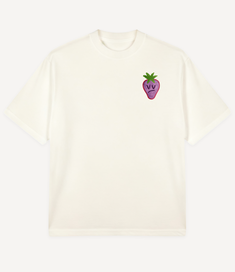 PINK STRAWBERRY OVERSIZED T-SHIRT