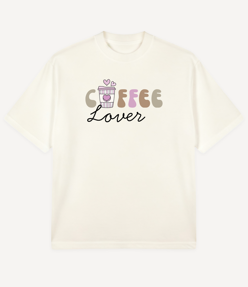 COFFEE LOVER OVERSIZED T-SHIRT