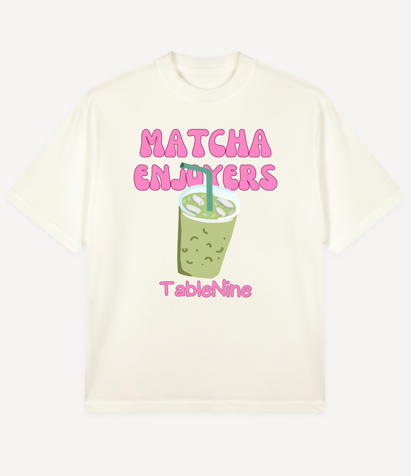 MATCHA ENJOYERS OVERSIZED T-SHIRT