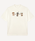 3 COFFEE CUPS OVERSIZED T-SHIRT - Image 6