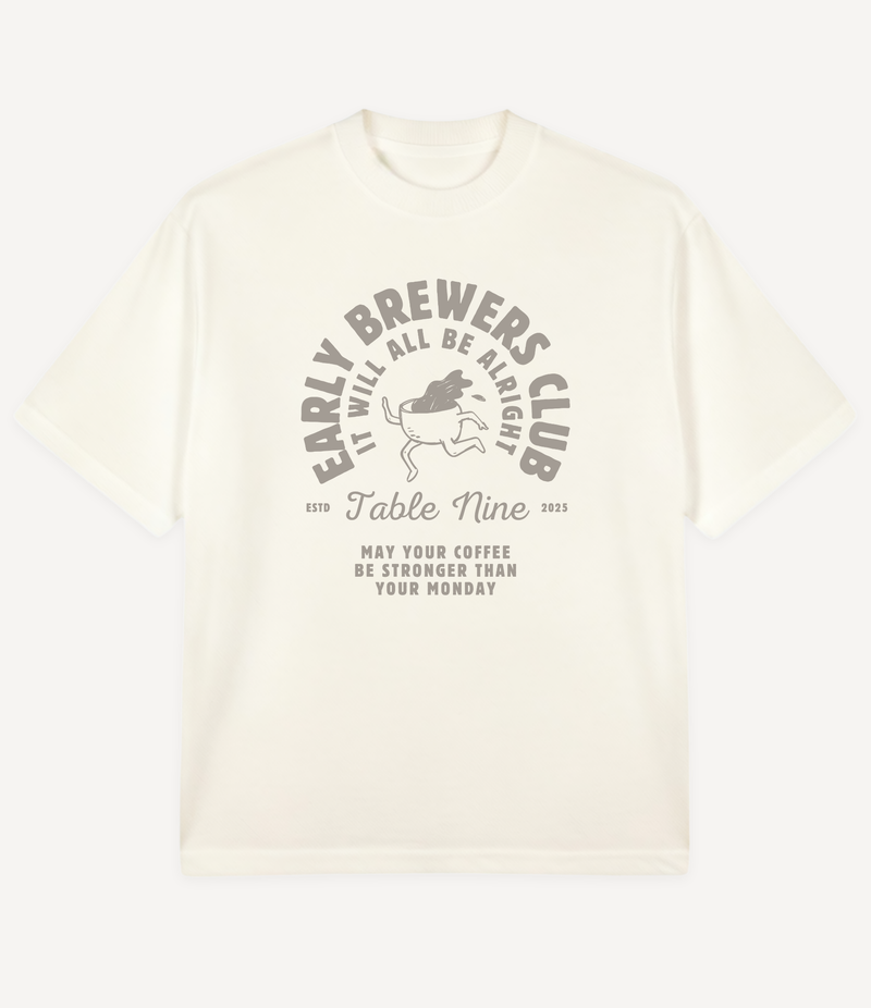 EARLY BREWERS OVERSIZED T-SHIRT