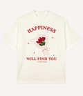 HAPPINESS WILL FIND YOU OVERSIZED T-SHIRT - Image 1
