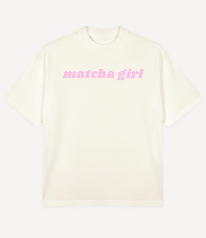MATCHA GIRL OVERSIZED T-SHIRT