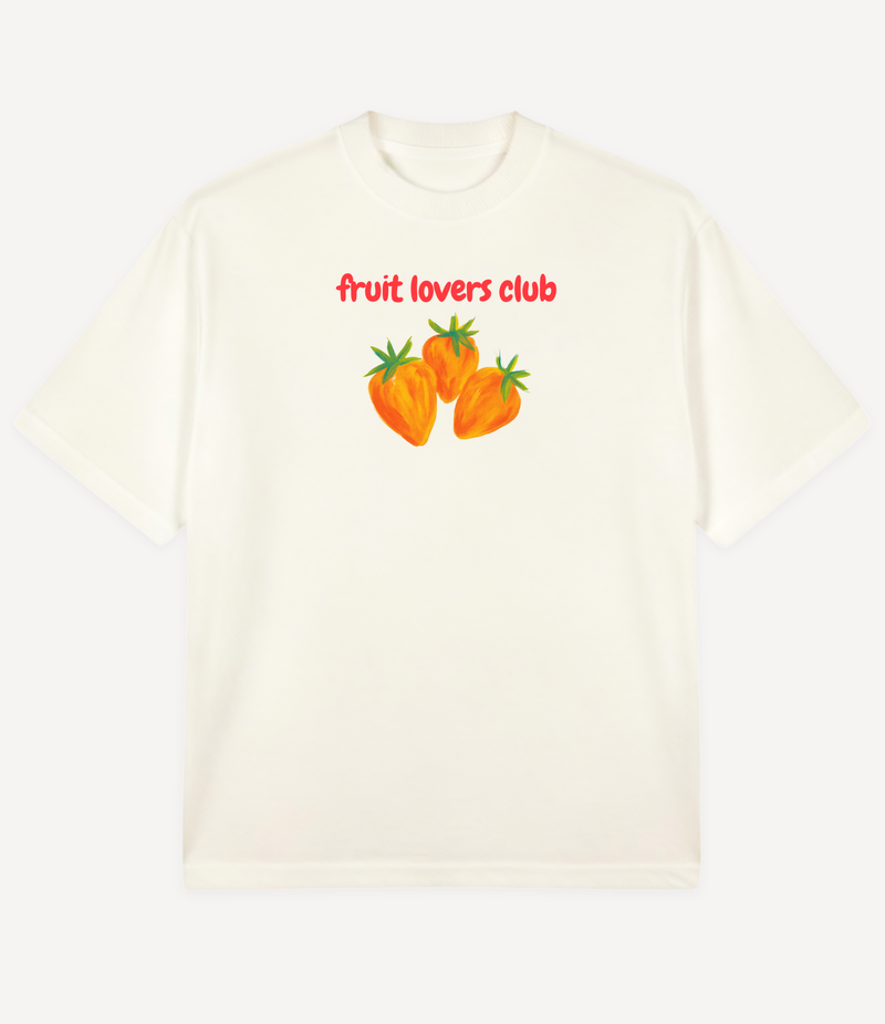 FRUIT LOVERS CLUB SMALL OVERSIZED T-SHIRT