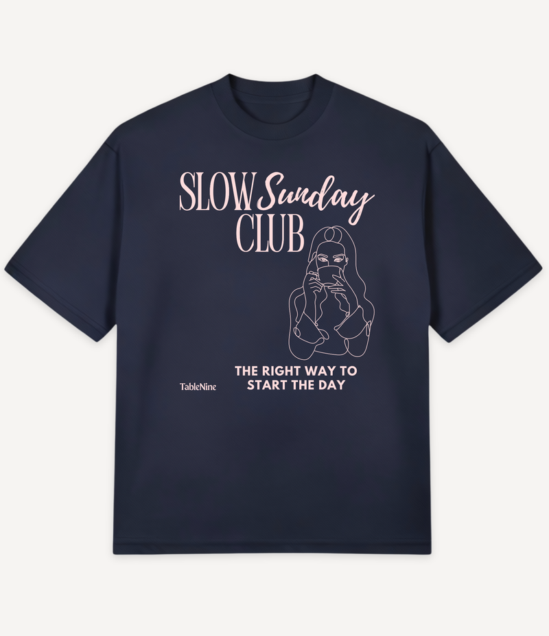 SLOW SUNDAY OVERSIZED T-SHIRT