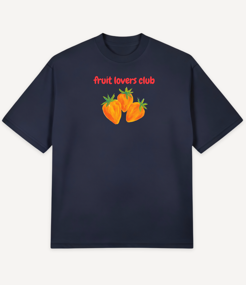 FRUIT LOVERS CLUB SMALL OVERSIZED T-SHIRT