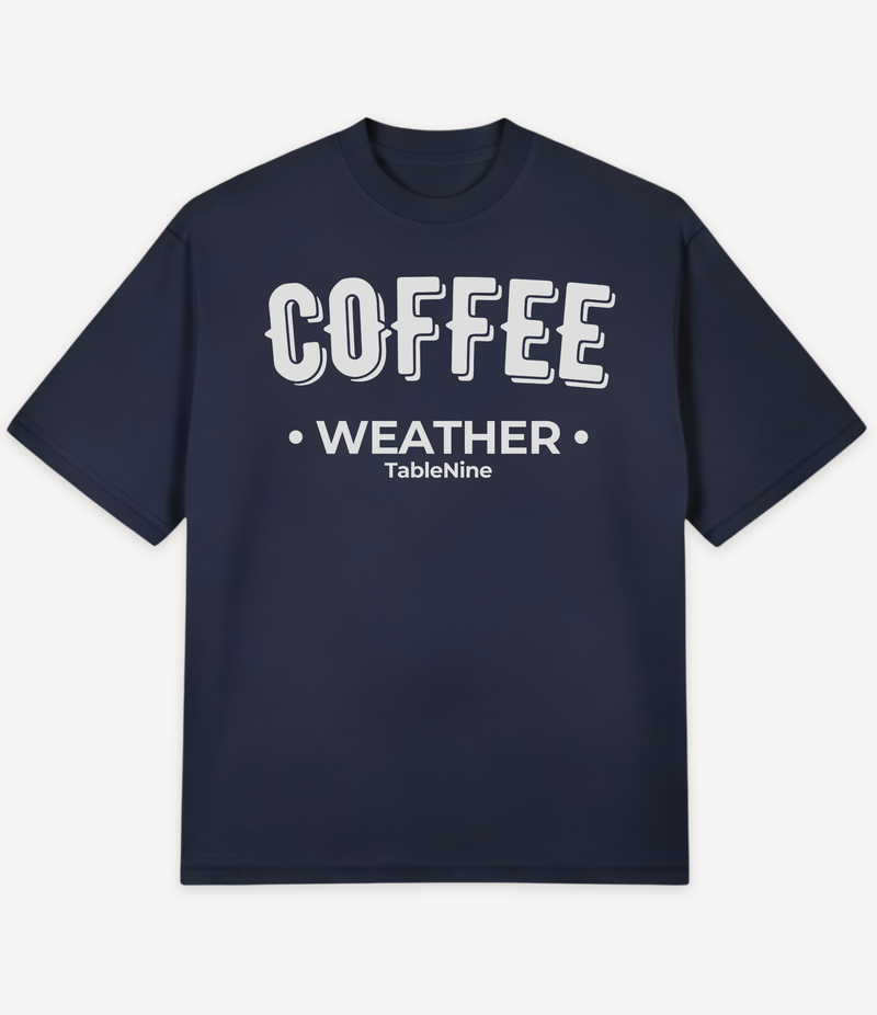 COFFEE WEATHER OVERSIZED T-SHIRT