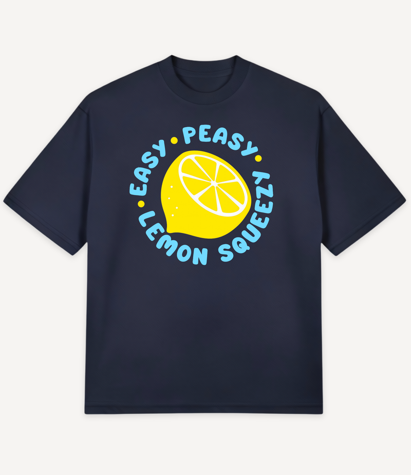 EASY PEASY LEMON SQUEEZY OVERSIZED T-SHIRT