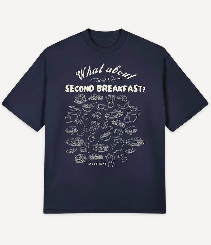 SECOND BREAKFAST OVERSIZED T-SHIRT