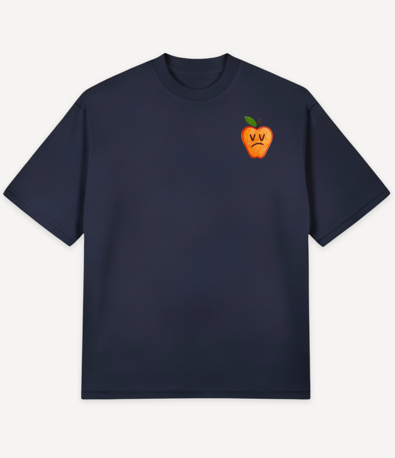 MAD ORANGE APPLE OVERSIZED T-SHIRT
