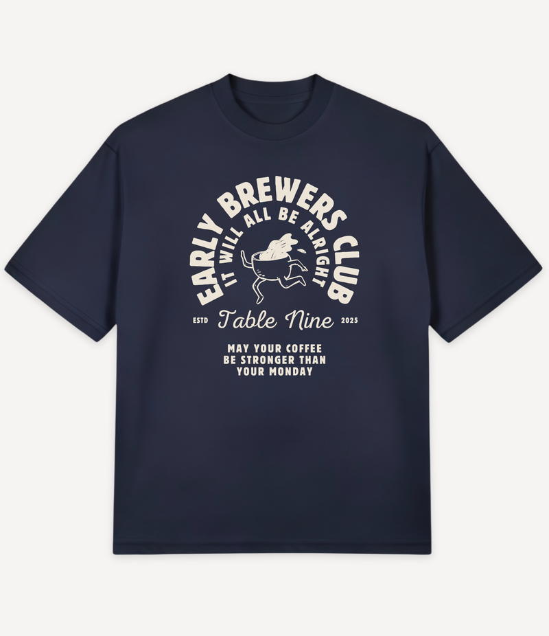 EARLY BREWERS OVERSIZED T-SHIRT