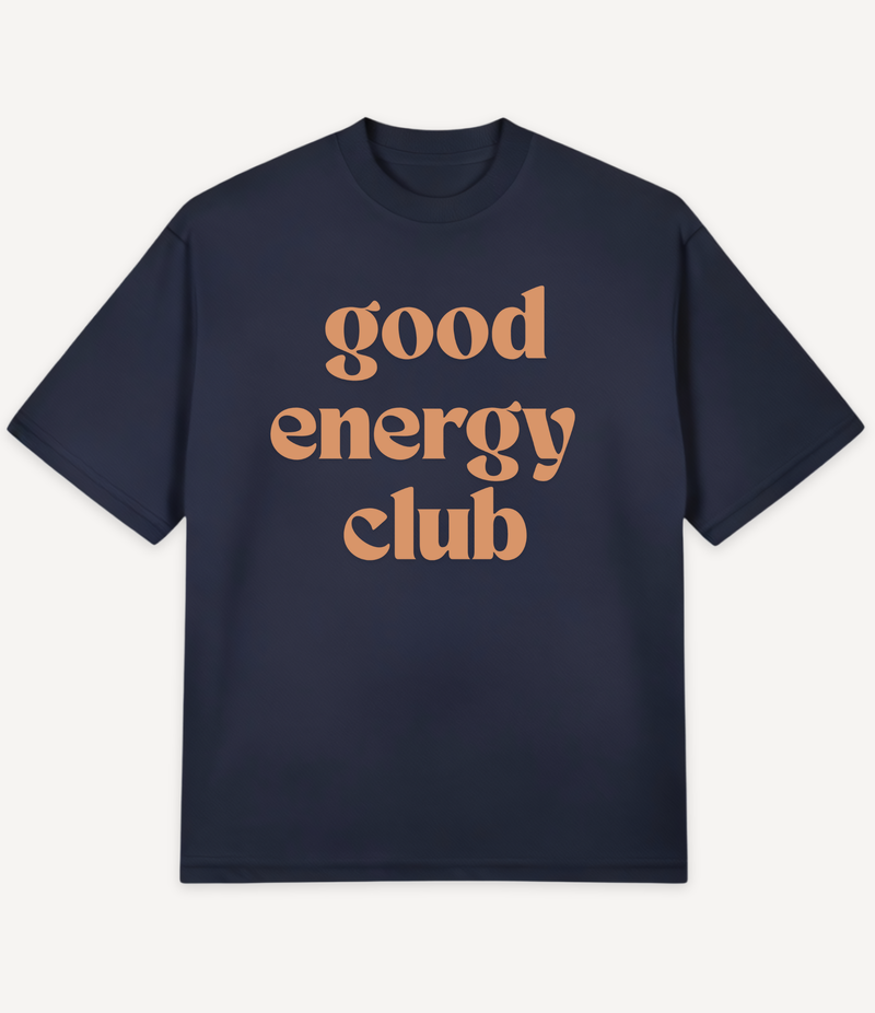 GOOD ENERGY CLUB OVERSIZED T-SHIRT