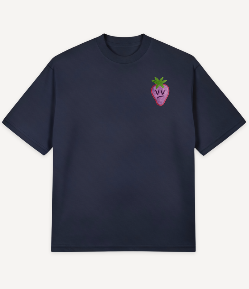 PINK STRAWBERRY OVERSIZED T-SHIRT