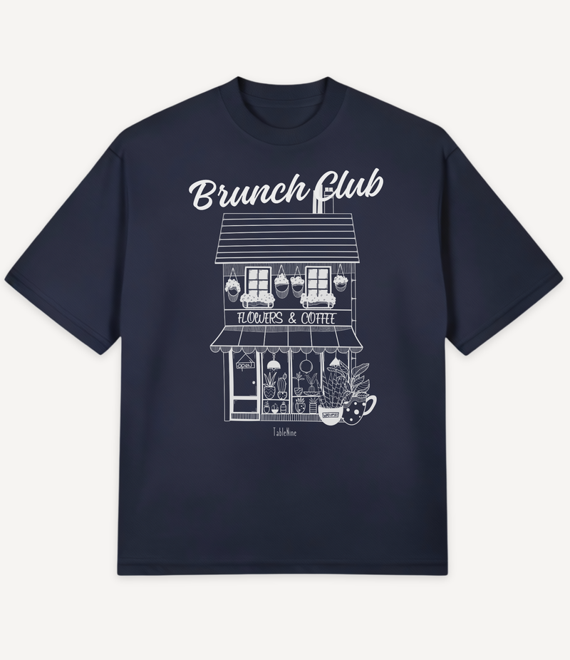 BRUNCH CLUB HOUSE OVERSIZED T-SHIRT