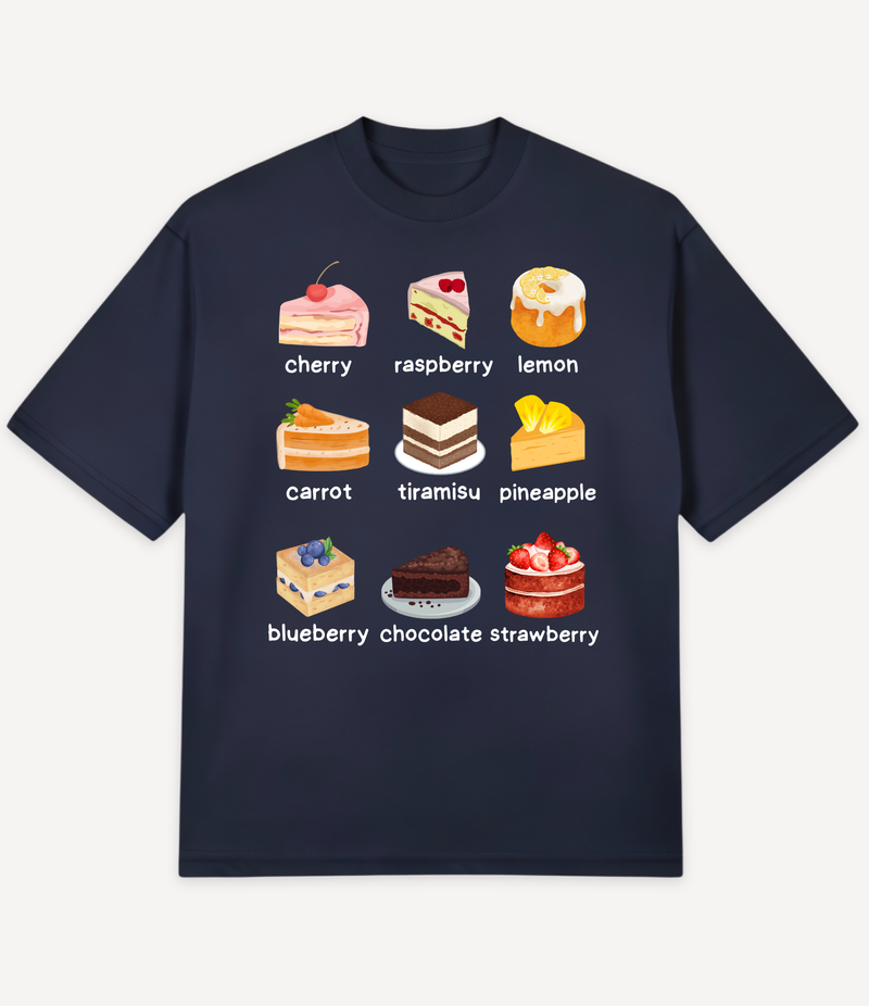 DESSERT LOVER'S OVERSIZED T-SHIRT