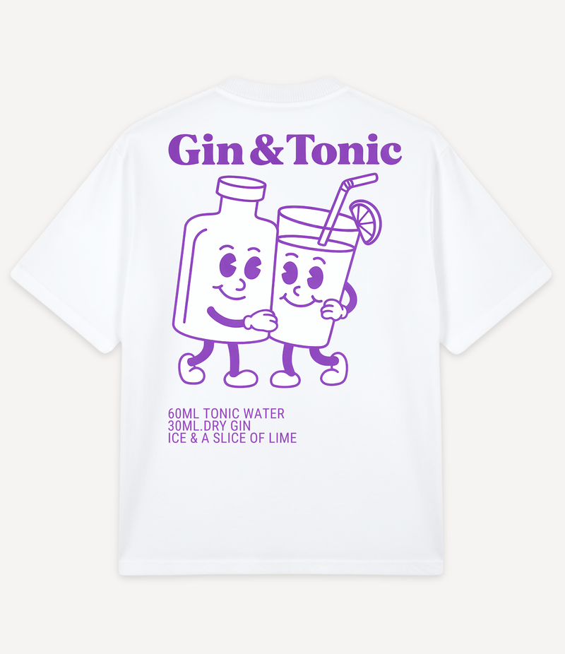 GIN & TONIC OVERSiZED T-SHIRT