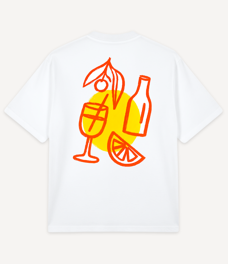 SUMMER DRINK OVERSIZED T-SHIRT
