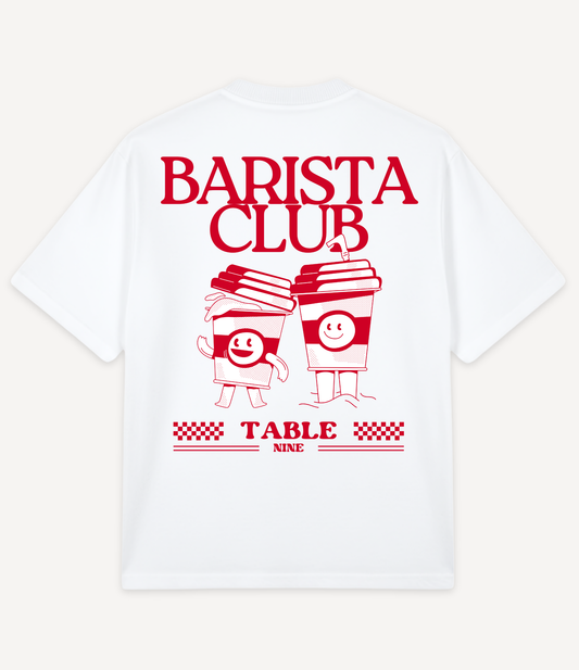 BARISTA CLUB OVERSIZED T-SHIRT