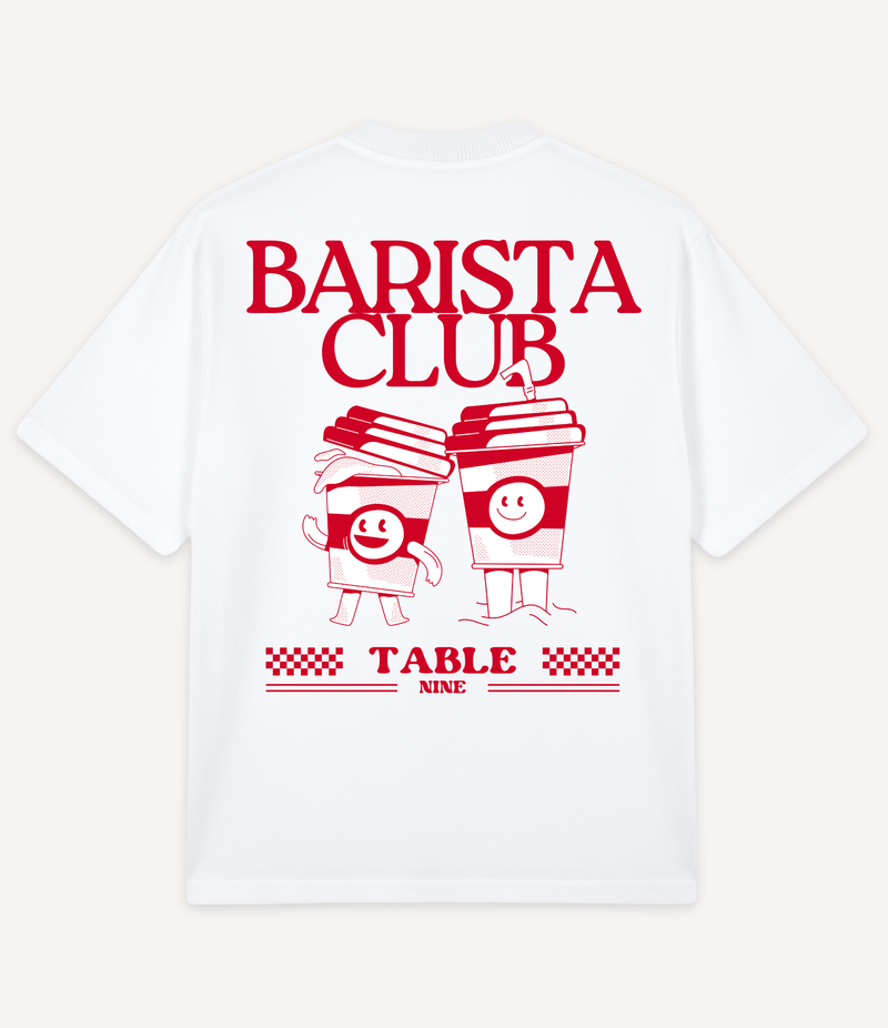 BARISTA CLUB OVERSIZED T-SHIRT