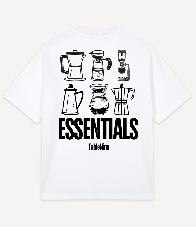 COFFEE ESSENTIALS OVERSIZED T-SHIRT
